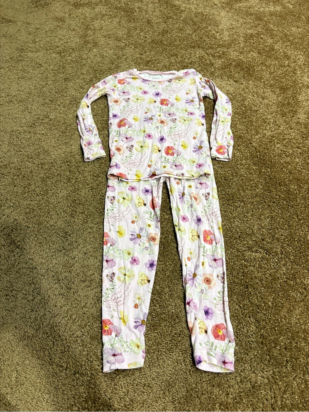 Kickee Pants Bamboo Floral Pajama Set